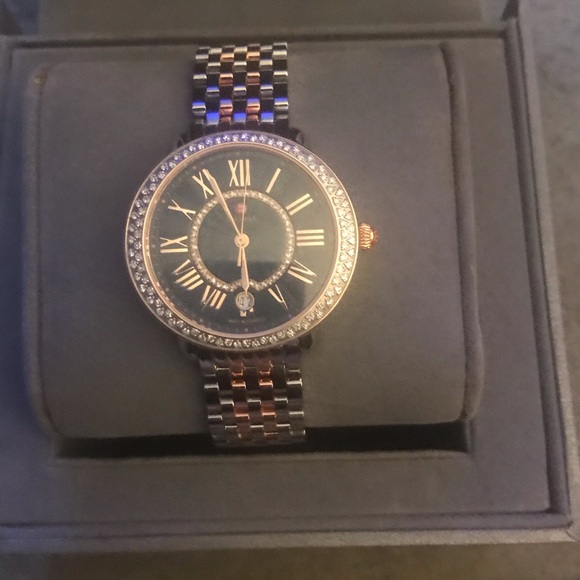 Michele Serein Mid Diamond Two-Tone Rose Gold - Picture 8 of 8